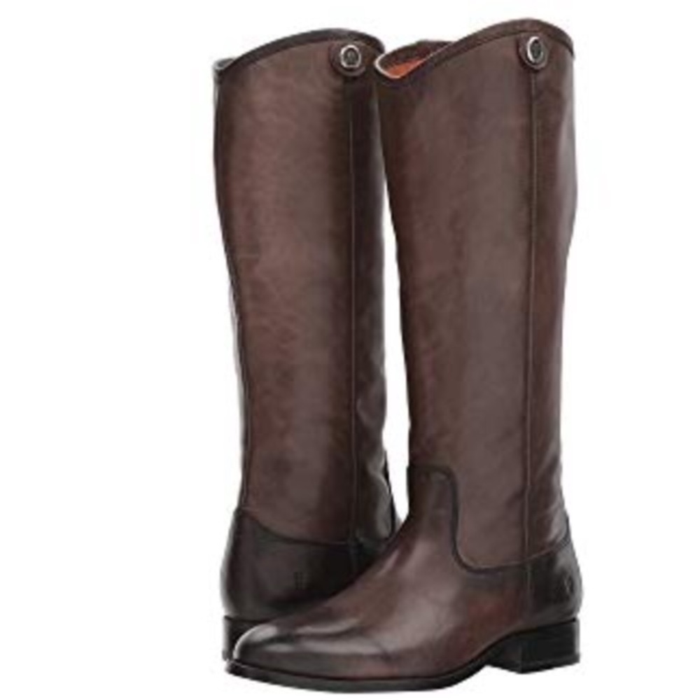Frye womens Melissa Button 2Smoke equestrian boots